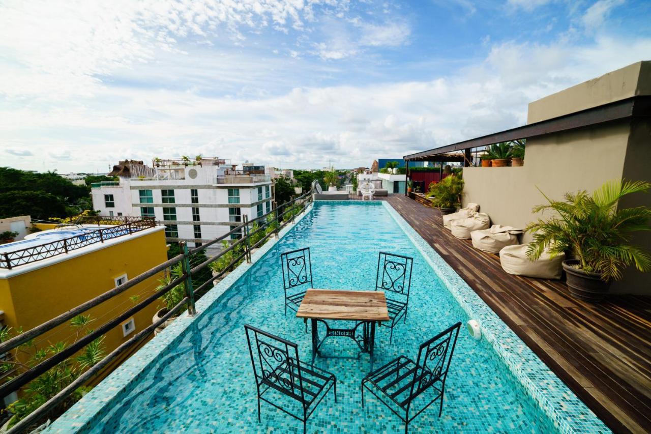 Be Playa Hotel Boutique & Rooftop Bar Playa del Carmen Esterno foto