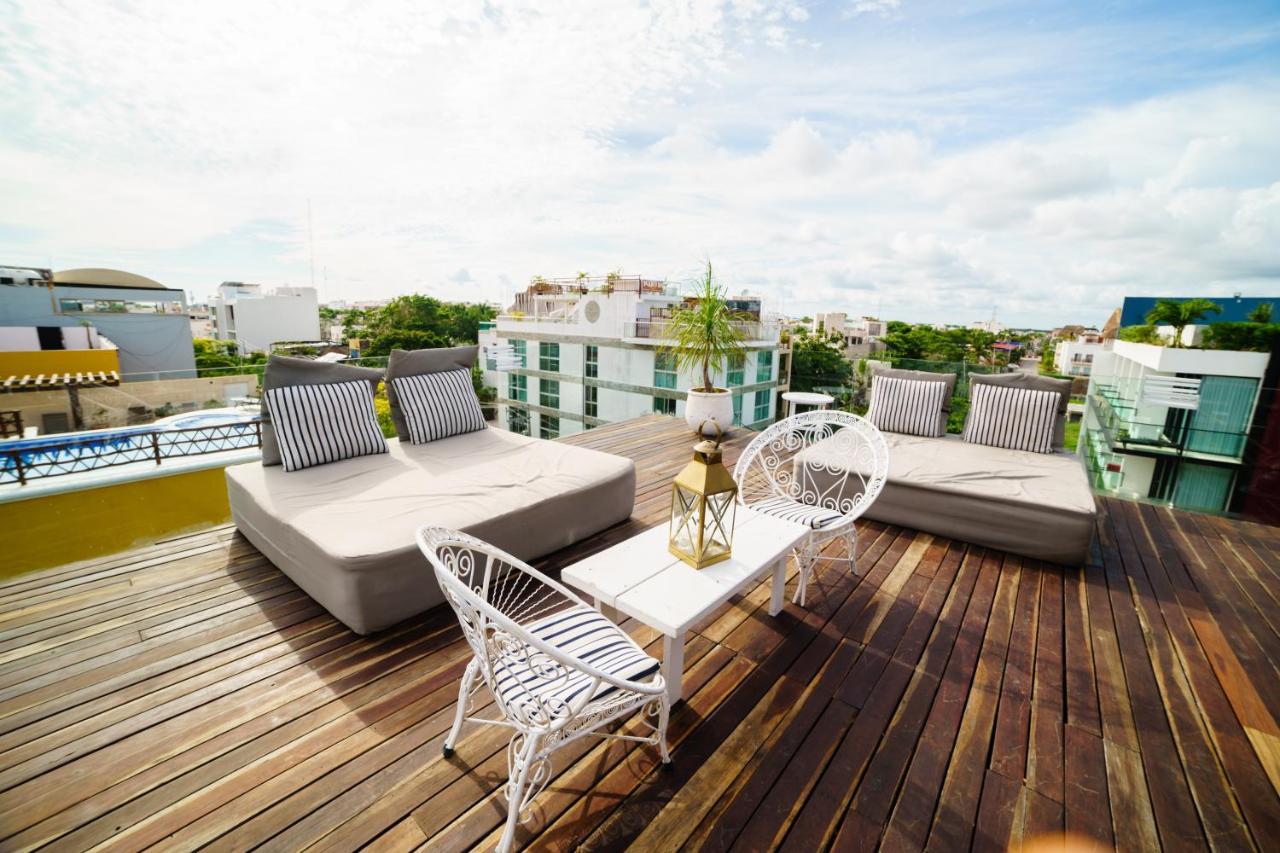 Be Playa Hotel Boutique & Rooftop Bar Playa del Carmen Esterno foto